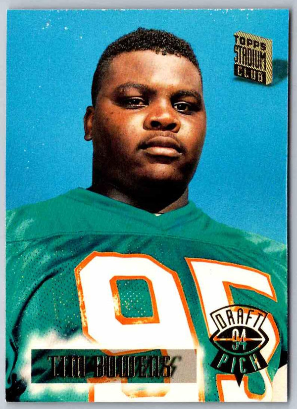 1994 Topps Stadium Club Football Tim Bowens #507