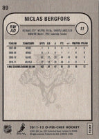 2011 O-Pee-Chee Nicklas Bergfors #89