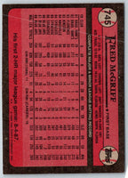 1989 Topps Fred McGriff #745