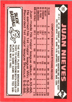 1986 Topps Traded Juan Nieves #79T