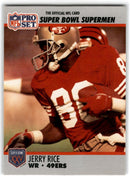 1990 Pro Set Super Bowl 160 Jerry Rice
