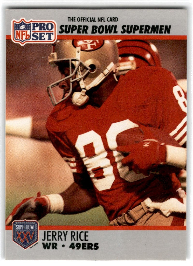 1990 Pro Set Super Bowl 160 Jerry Rice