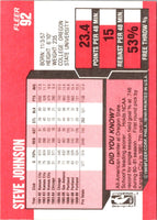 1989 Fleer Steve Johnson #92