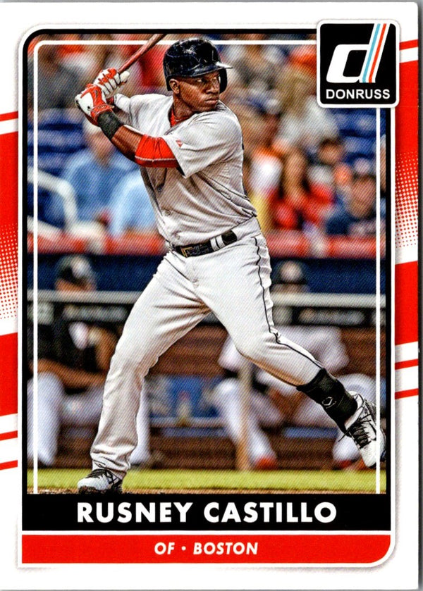 2016 Donruss Rusney Castillo #162