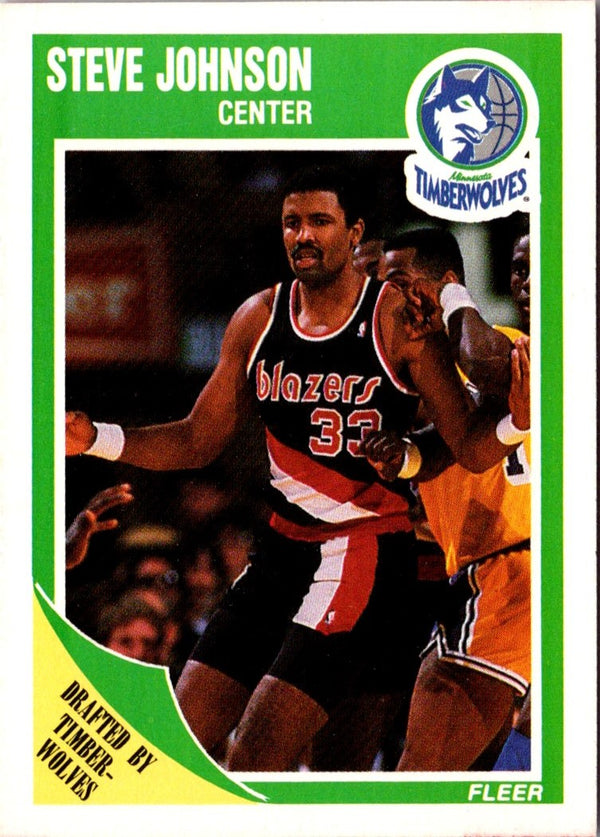 1989 Fleer Steve Johnson #92