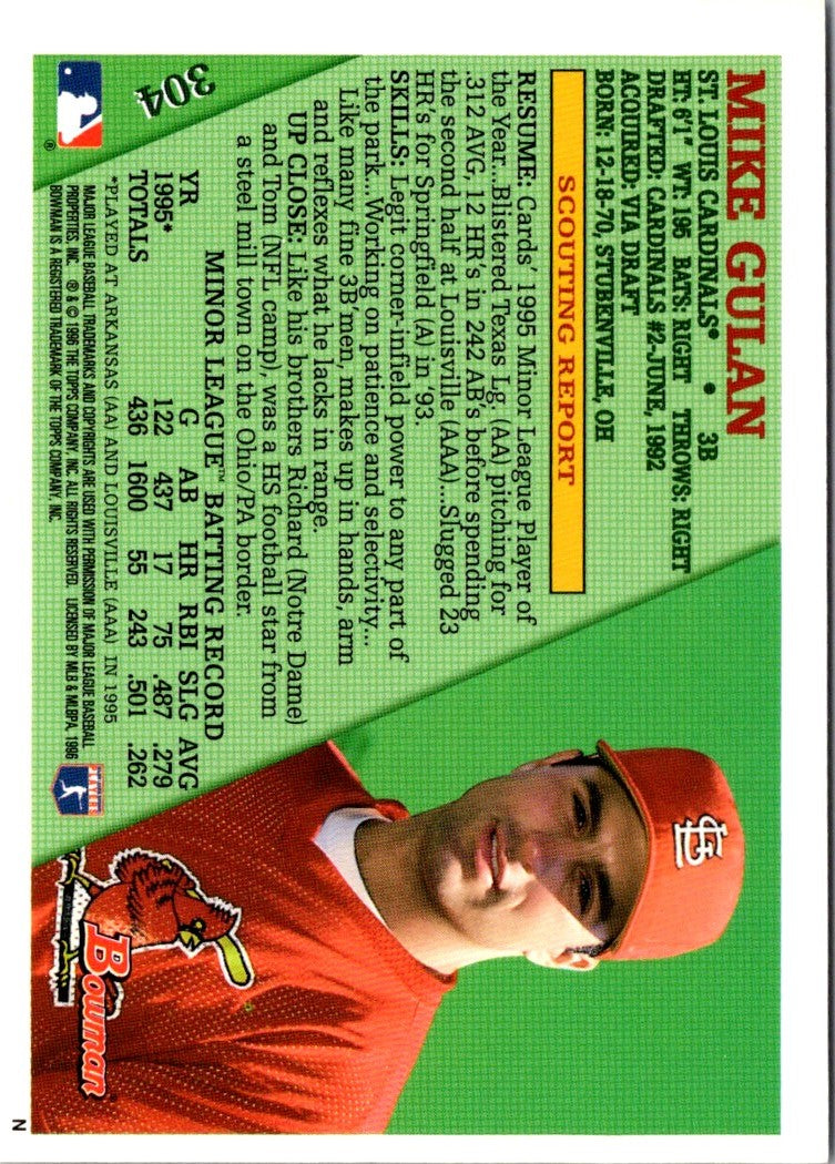 1996 Bowman Mike Gulan