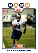 2008 Topps Kickoff Keenan Burton