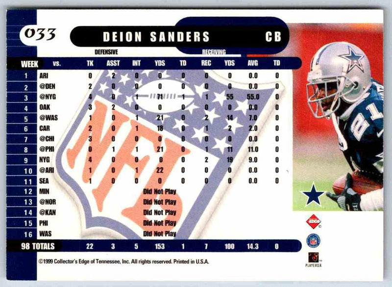 1998 Edge Deion Sanders