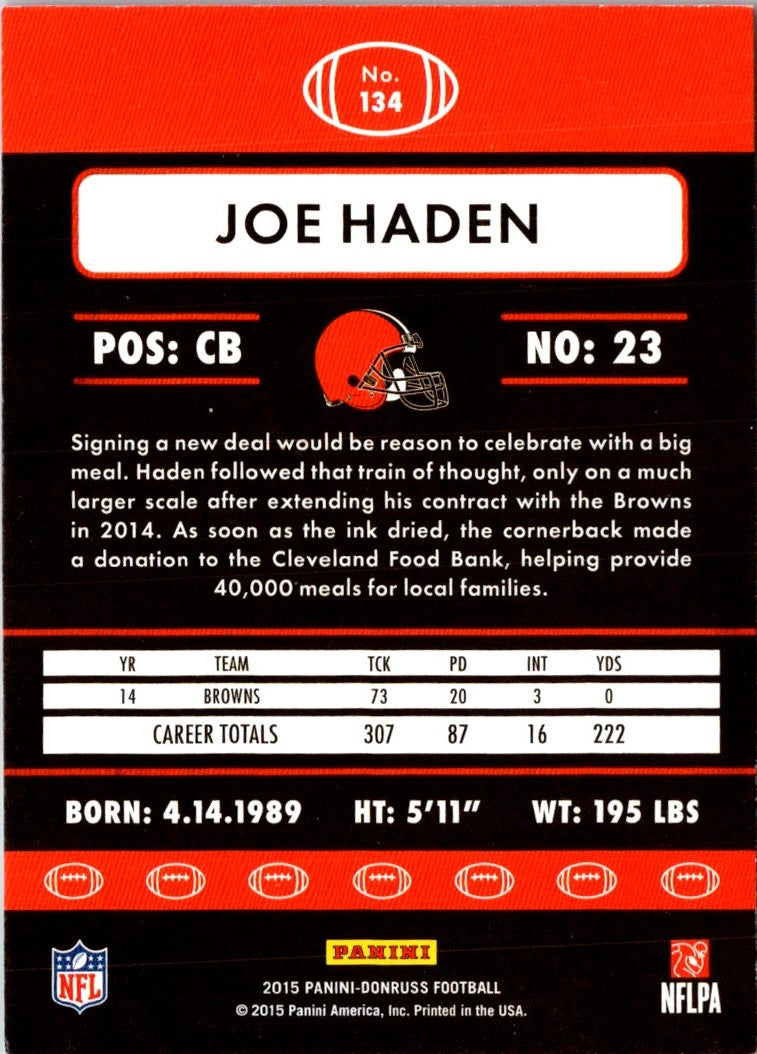 2015 Donruss Joe Haden