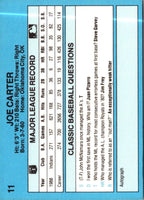 1989 Classic Travel Joe Carter #11