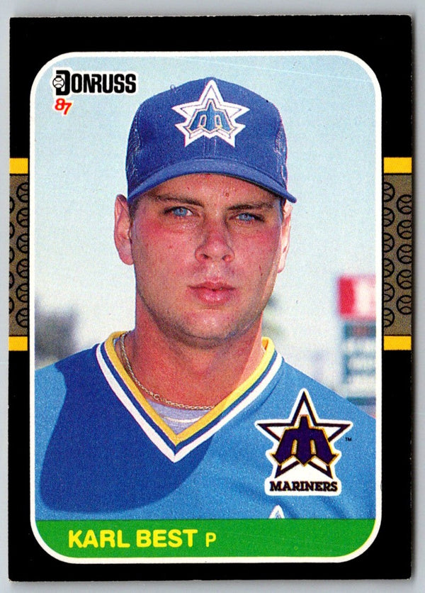 1986 Donruss Karl Best #511 Rookie