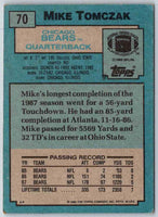 1988 Topps Mike Tomczak #70