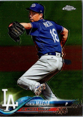 2018 Topps Chrome Kenta Maeda #181