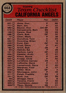 1981 Topps California Angels - Jim Fregosi