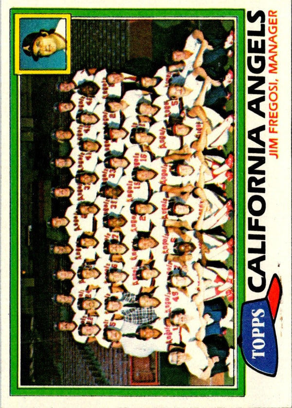 1981 Topps California Angels - Jim Fregosi #663