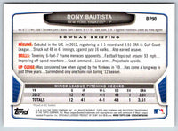2013 Bowman Rony Bautista #BP90