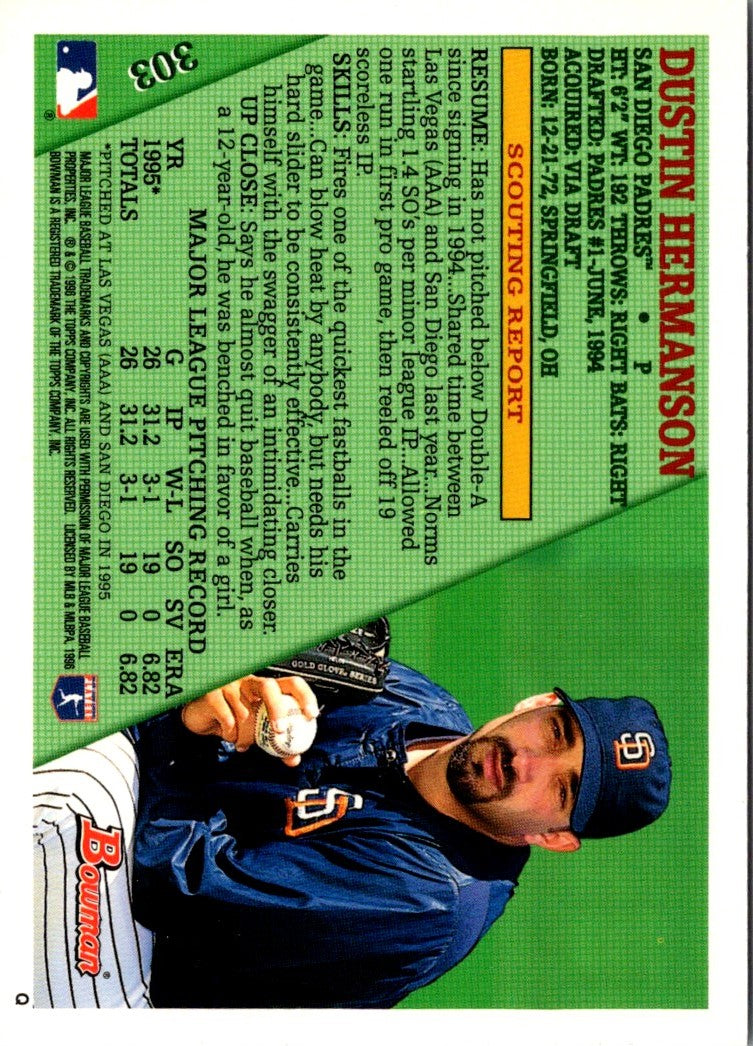 1996 Bowman Dustin Hermanson