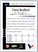 1995 Score Corey Bradford #43