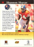 1997 Score Board NFL Experience Shannon Sharpe #16