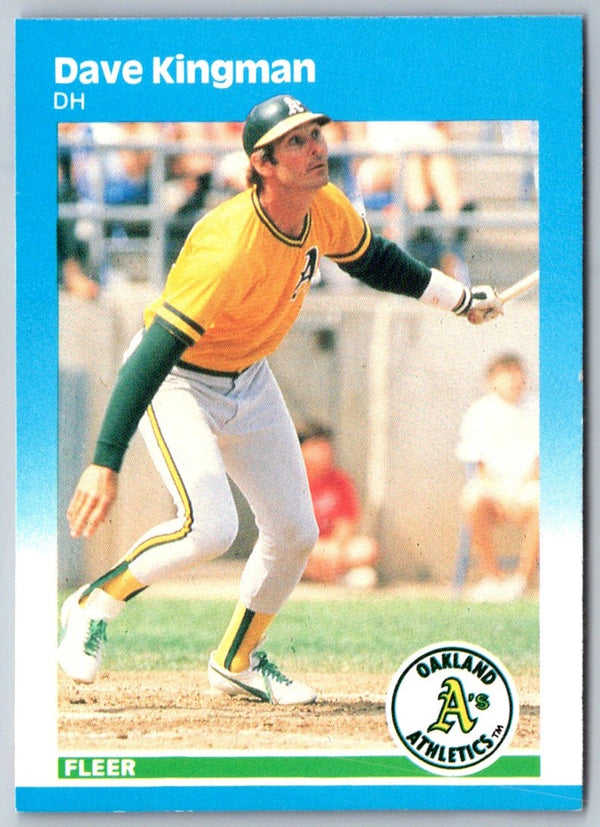 1987 Fleer Dave Kingman #396