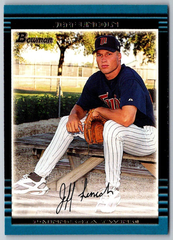 2002 Bowman Jeff Lincoln #292 Rookie