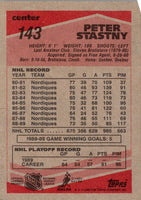 1989 Topps Peter Stastny #143