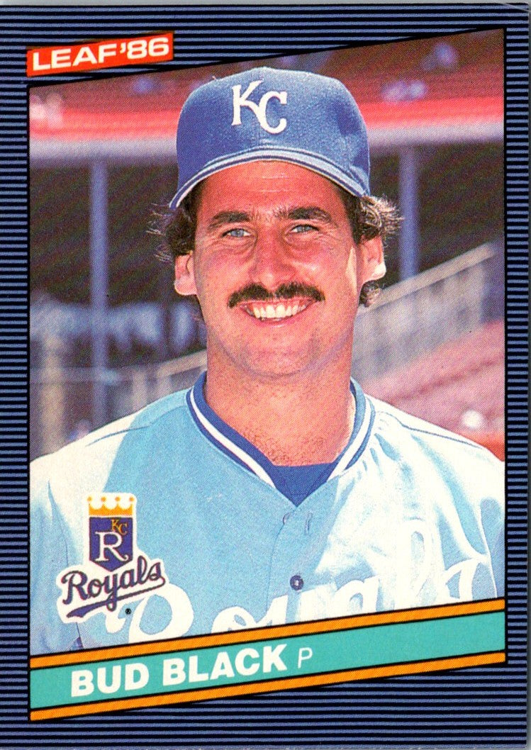 1986 Donruss Bud Black