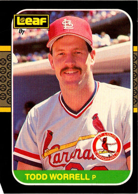 1987 Leaf Todd Worrell #218