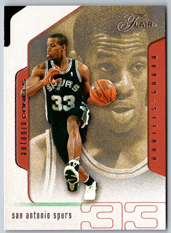 2001 Flair Antonio Daniels #39