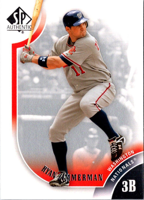 2009 SP Authentic Ryan Zimmerman #11