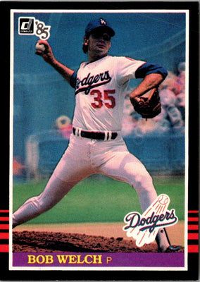 1985 Donruss Bob Welch #372