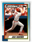 1990 Topps Tiffany Jose Oquendo