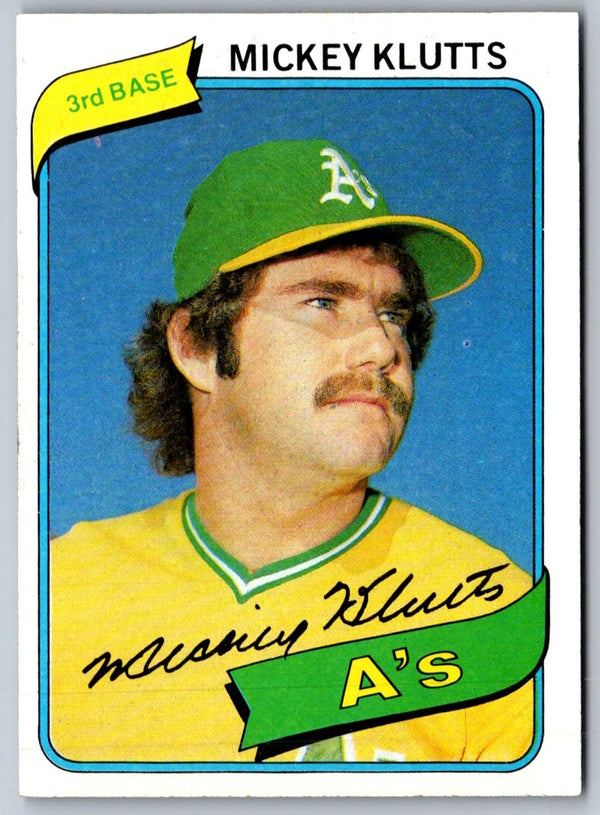 1980 Topps Mickey Klutts #717