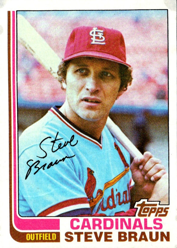 1982 Topps Steve Braun #316