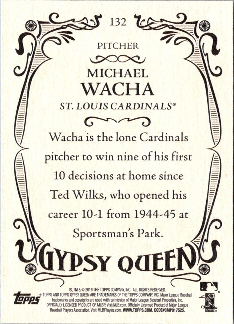 2016 Topps Gypsy Queen Michael Wacha