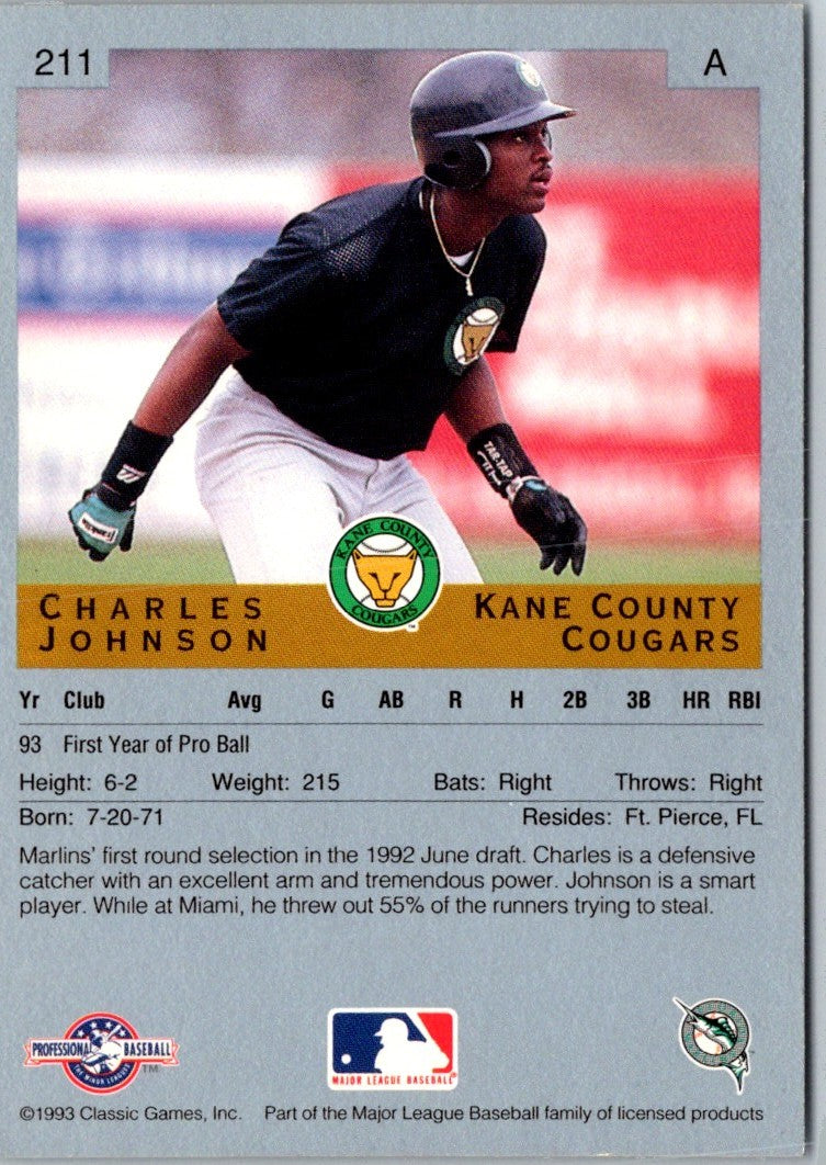 1993 Classic Best Charles Johnson