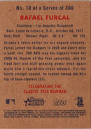 2006 Bowman Heritage Rafael Furcal