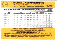 1983 Donruss Mike Norris #139