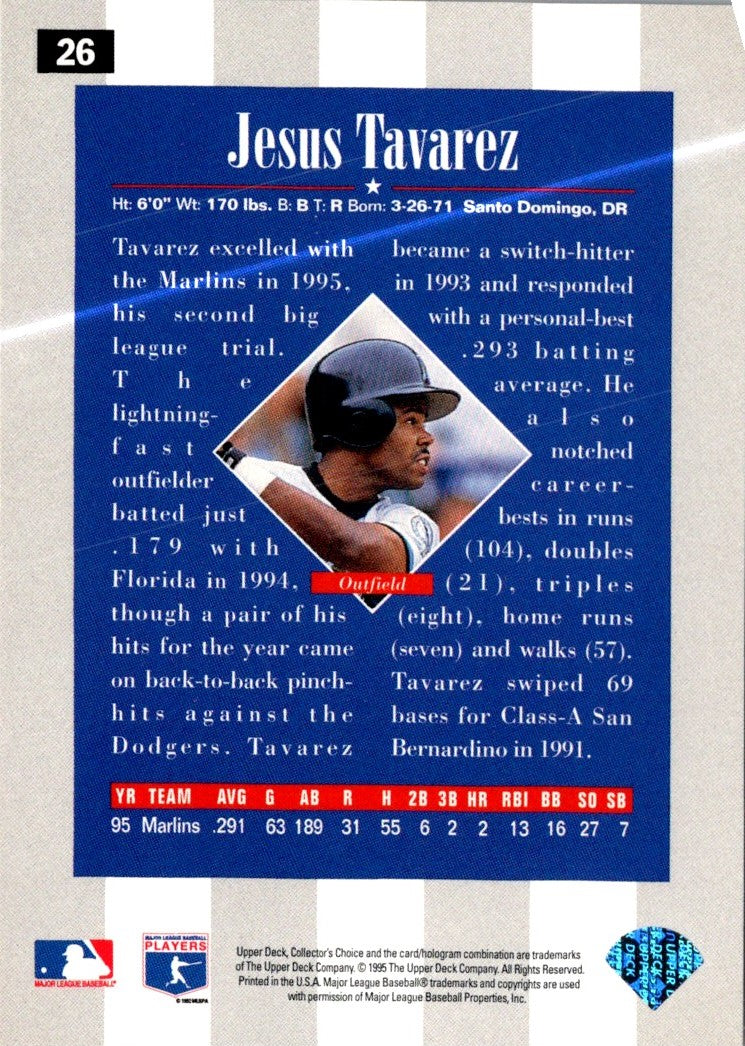 1996 Collector's Choice Jesus Tavarez