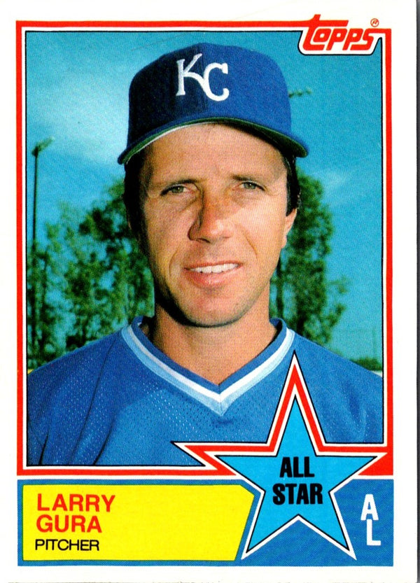 1983 Topps Larry Gura #395