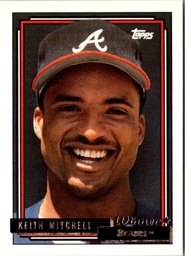 1992 Topps Keith Mitchell #542