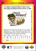 1993 Upper Deck Fun Pack Marquis Grissom #95