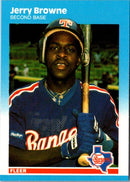 1987 Fleer Update Jerry Browne