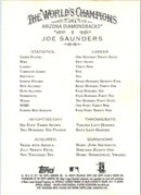 2011 Topps Allen Ginter Joe Saunders