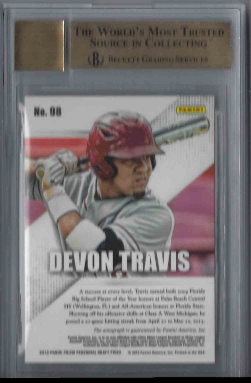 2013 Panini Prizm Devon Travis 9.5 BGS