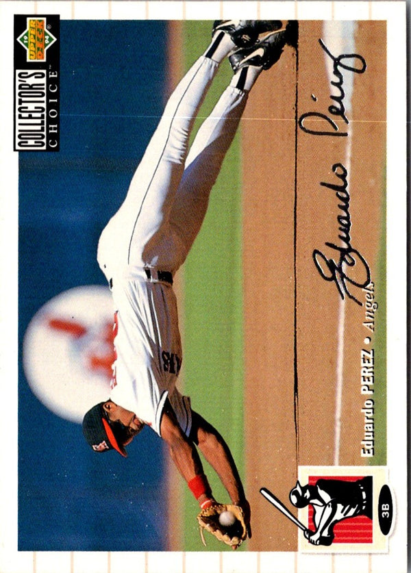 1994 Collector's Choice Eduardo Perez #228 Silver Signature