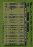 1982 Topps Bobby Bonds #580