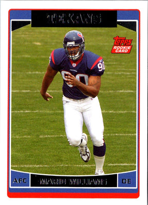 2006 Topps Mario Williams #351 Rookie