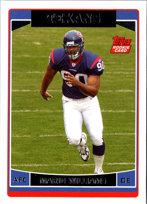 2006 Topps Mario Williams #351 Rookie