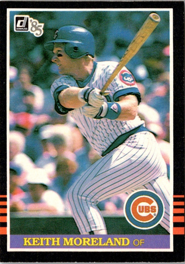 1985 Donruss Keith Moreland #117